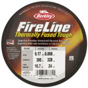 Fil Fireline - Tresse fusionnée 0.17 mm (24LB) Crystal x300 m
