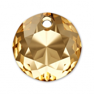 Pendentif PureCrystal 6430 8 mm Crystal Golden Shadow x1
