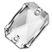 Cabochon Emerald Cut 3252 14X10 mm Crystal x1