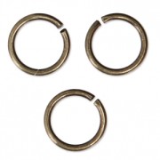 Anneaux ouverts 7x0.8 mm - Fabrication Européenne - bronze x50|raw }}