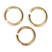 Anneaux ouverts 4X0.5 mm - Fabrication Européenne - doré à l'or fin x50