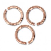 Anneaux ouverts 4X0.6 mm - Fabrication Européenne - doré rose x50|raw }}