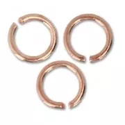 Anneaux ouverts 4X0.6 mm - Fabrication Européenne - doré rose x50