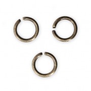 Anneaux ouverts 5X0.7 mm - Fabrication Européenne - bronze x50