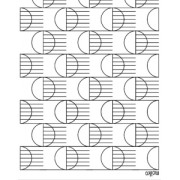 Silk Screen Moiko pour Pâte polymère 74x105 mm - Cercle 9.32