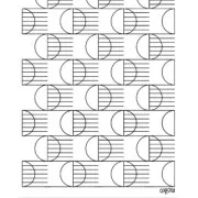 Silk Screen Moiko pour Pâte polymère 74x105 mm - Cercle 9.32