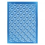Silk Screen Moiko pour Pâte polymère 74x105 mm - Bulles 9.12|raw }}
