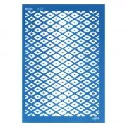 Silk Screen Moiko pour Pâte polymère 74x105 mm - Losange 9.21