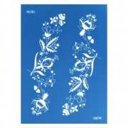 Silk Screen Moiko pour pâte polymère 74x105 mm - Frise Slave