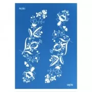 Silk Screen Moiko pour pâte polymère 74x105 mm - Frise Slave