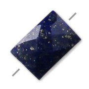 Perle facettée en pierre gemme Lapis Lazuli rectangle 5x7 mm x1|raw }}