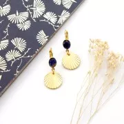 Cabochon ovale 8x6 mm Aventurine x1