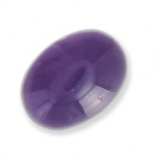 Cabochon ovale 8x6 mm Améthyste x1