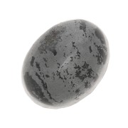 Cabochon ovale 8x6 mm Hematite x1