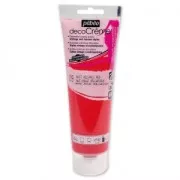 Peinture acrylique - DecoCrème de Pébéo - Rouge Volcanique Mat n°09 x 120ml