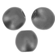 Perles en verre tchèque rondes Shiny  3 mm Pastel Light Grey x50|raw }}