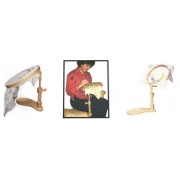 Tambour à broder mains libres sous cuisse 25 cm