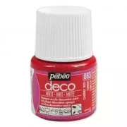 Peinture acrylique - Deco Mat de Pébéo -  Cerise n°083 x 45ml
