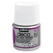 Peinture acrylique - Deco Nacré de Pébéo - Argent n°039 x 45ml|raw }}