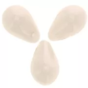 Gouttes nacrées 6x10 mm Cream x20