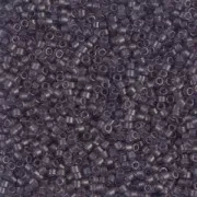 Miyuki Delica 11/0 DB0386 - Mat Transparent Dried Lavender Luster x8g