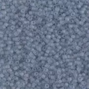 Miyuki Delica 11/0 DB0381 - Transparent Mat Shadow Gray Luster x8g