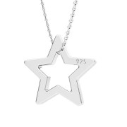 Breloque/Intercalaire Etoile 5.5 mm en Argent 925 x1