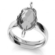 Bague pour Scarab bead PureCrystal 5728 12 mm en Argent 925 x1|raw }}