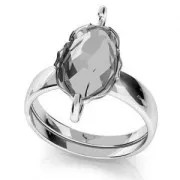 Bague pour Scarab bead PureCrystal 5728 12 mm en Argent 925 x1