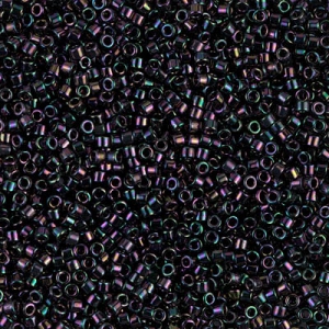 Miyuki Delica 11/0 DB0004 - Metallic Dark Plum Iris   x8g