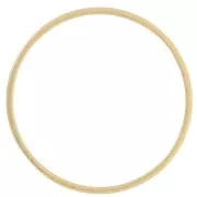 Anneau de montage et tissage rond 22 mm doré x1