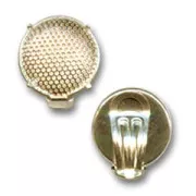 Clips tamis 21 mm doré à l'or fin x2