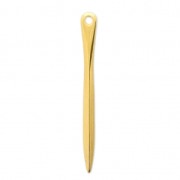 Pendentif pointe ethnique 38x4 mm Doré à l'or fin x1|raw }}