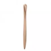 Pendentif pointe ethnique 38x4 mm doré rose x1