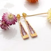 Bugles Miyuki 6 mm BGL-003 - Gold Silver Lined x10g