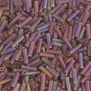 Bugles Miyuki 6 mm BGL-134FR - Mat Tr Dark Topaz AB x10g