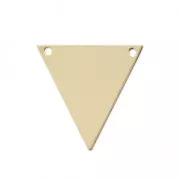 Intercalaire fin Triangle 2 trous 18.5 mm - Gold filled (or laminé)  x1