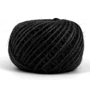 Corde de jute 2 mm Noir x40m
