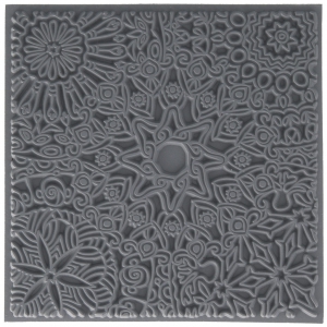 Plaque de texture pour pâte polymère 9 cm Mandala
