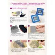 Plaque de texture Efco pour pâte polymère 9 cm Egypt