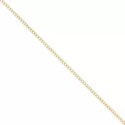 Chaîne maille gourmette 1.5 mm en Gold filled (or laminé)  x 50 cm