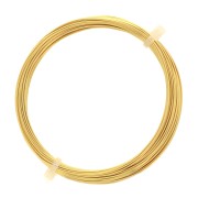 Fil de cuivre pour bijoux 0.60 mm Doré x10m|raw }}