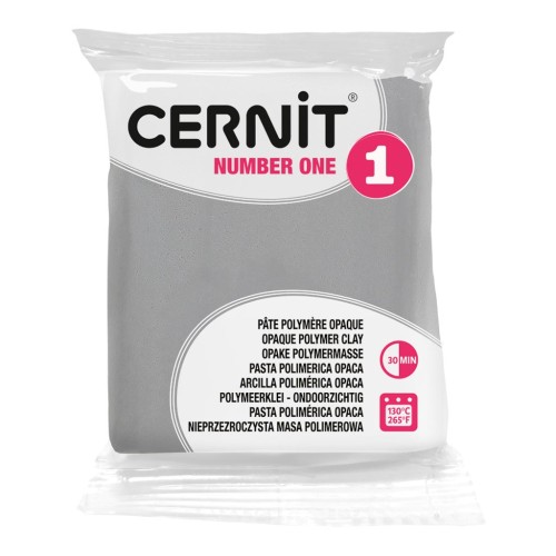 Pâte Cernit Number One Opaque - Gris (n°150) x56gr