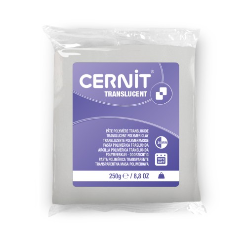 Pâte Cernit Translucent 250g Translucide (n°005)