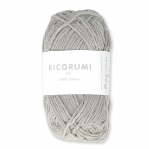 Coton Ricorumi par Rico Design pour Amigurumi Gris Perlé 004 x 25g