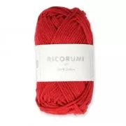 Coton Ricorumi par Rico Design pour Amigurumi Rouge 028 x 25g