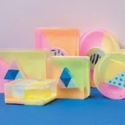 Pain de savon à mouler - glycérine - 100 % Vegan par Rico Design Opaque x500g