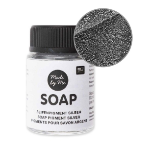 Pigment pour savon Rico Design - Argenté x20ml