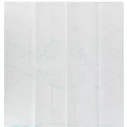 Coupon de tissu pour broderie Sashiko - 31x31 cm - Blanc Motif de l'ume