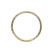 Anneau fermé diamanté 16 mm en Gold filled (or laminé)  x1|raw }}